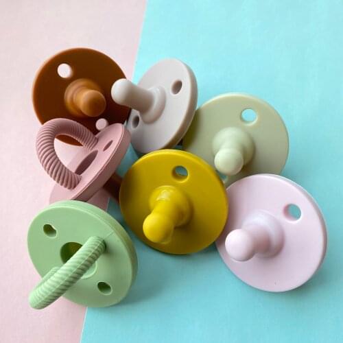 1PCS Soft Baby Nipple Food Grade Silicone Pacifiers Infant Dummy Soother Pacifier Nursing Accessories Newborn Care Product