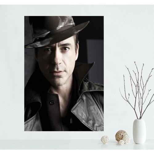 Modern Picture Robert Downey Jr Poster Painting For Living Room Wall Art Canvas Fabric Cloth Decoration Poster Wall Art Unframed