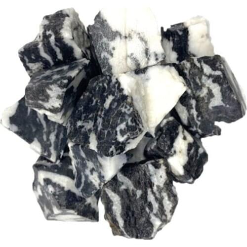 High Quality Raw Zebra Stone Rough Crystals Reiki Healing Energy Ore For Home Decor