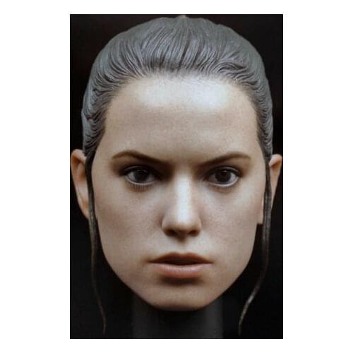 1/6 Woman Head Rey Sculpt Model Europe America Star Female Head Carving For 12'' Action Figure