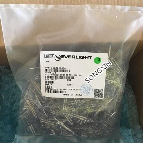 1000pcs IR204-A-L infrared emission tube 3mm 940nm original Everlight