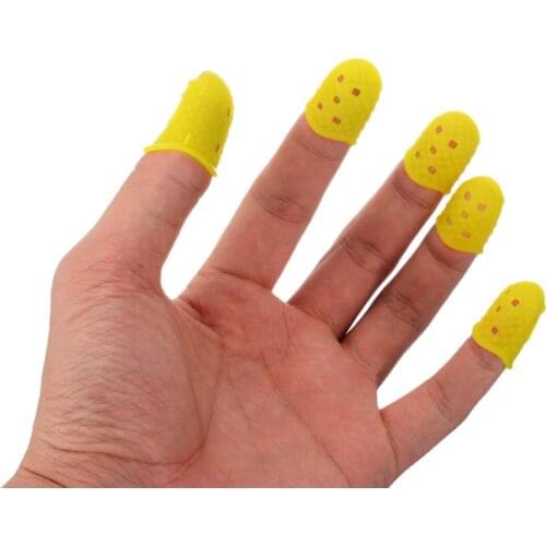 12Pcs/set Silicone Finger Guards Guitar Fingertip Protectors For Ukulele Guitar Against the Press Finger Ballad Guitar Parts