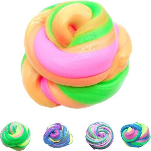 180ml Multicolor Slime Toy Stress Relief Plasticine Scented Mud Clay Kids Gift