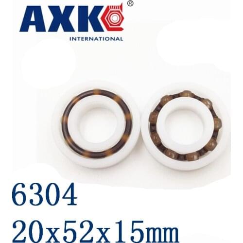 2019 Time-limited Real Rodamientos Axk 6304 Pom (10pcs) Plastic Ball Bearings 20x52x15mm Glass Balls 20mm/52mm/15mm