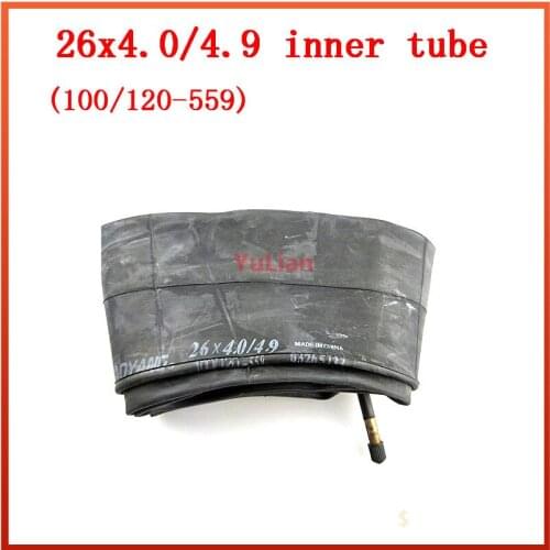 26x4.0 /4.9( 100/120-559 ) inner tyre for Snow Ground Bike/beach Bicycle cross-country bike 26*4.0 /4.9