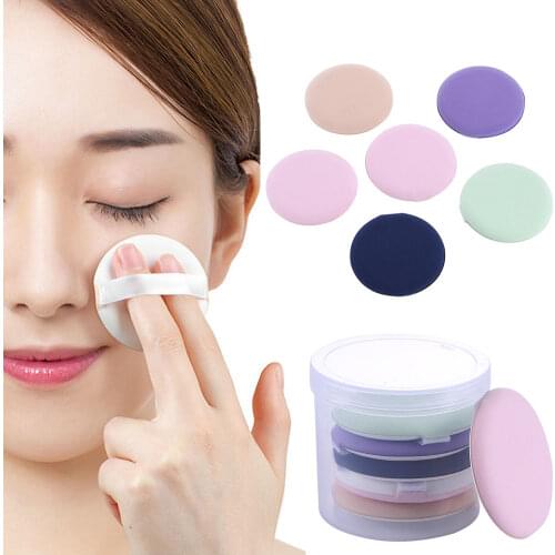 Makeup Foundation Sponge Cosmetic Air Cushion Pad Beauty Tools 6 Pcs/Box Wet Dry Two Way BB Cream Cosmetic Puff