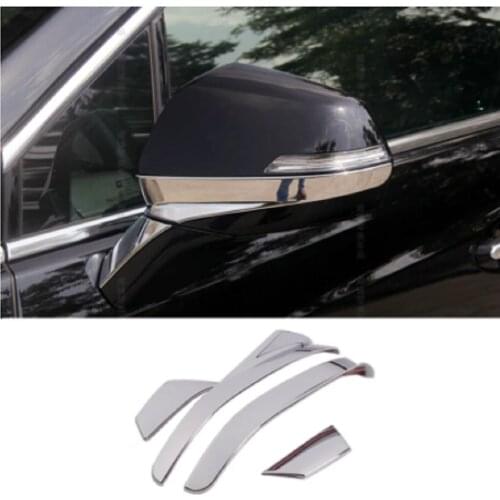 Accessories Bright Side Rearview Moirror Trim Cover Door Mirror Strip Auto ABS Chrome For Cadillac XT5 2016 2017 2018 2019 2020