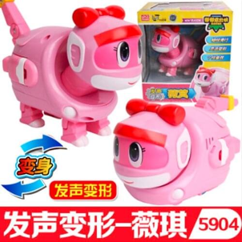 Big Deformation Gogo Dino Explorers REX Transformation Car Airplane Motorboat Crane Dinosaur With Sound Action Toys For Children