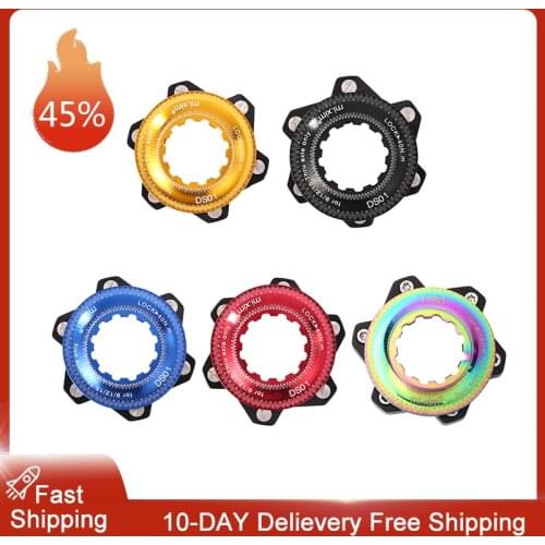 Mi Xim Bicycle Centerlock To 6-Hole Adapter Mountain Bike Hub Center Lock Conversion 6 Bolt Disc Brake Rotor Bike Accessoires