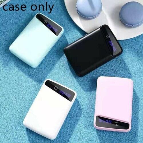 Battery Charger Cover Power Bank Case DIY Box 3 USB Ports 10000mAh power bank shell