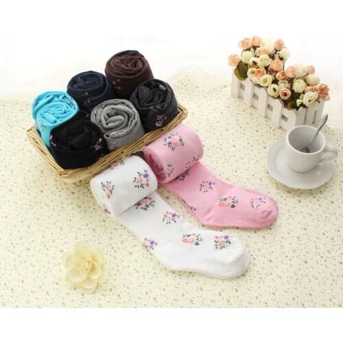Baby clothing tights children tights girls cotton pantyhose flower kids pantyhose stockings