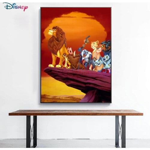 5D DIY Disney Diamond Painting Lion King Full Diamond Cross Stitch Cartoon Interior Decoration Gift Picture Can Be Customized