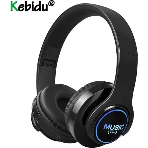 2021 Hot Bluetooth Head-mounted Headset KF01 Earphone With Breathing Light Function Ultra-long Battery Life High Sound Quality