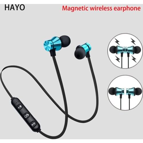 Magnetic Bluetooth 5.0 Wireless Sport Earphones CVC 8.0 Noise Cancelling 12h Playback With Mic Sweatproof Headset for Xiaomi MI