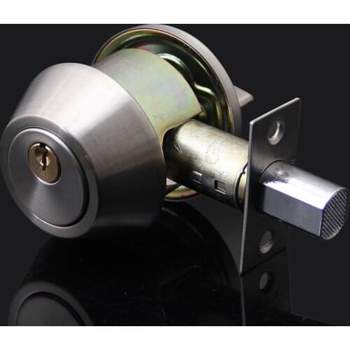 304 Stainless Steel Deadbolt Invisible Door Lock Security Metal Dead Bolt Door Lock With Keys Door Handles Entrance Lock K115
