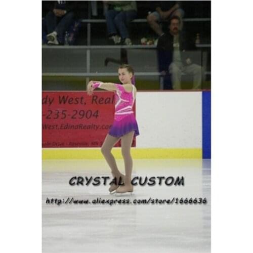 Girls Figure Skating Dresses For Competition Graceful New Brand Ice Skating Dress Custom DR3955