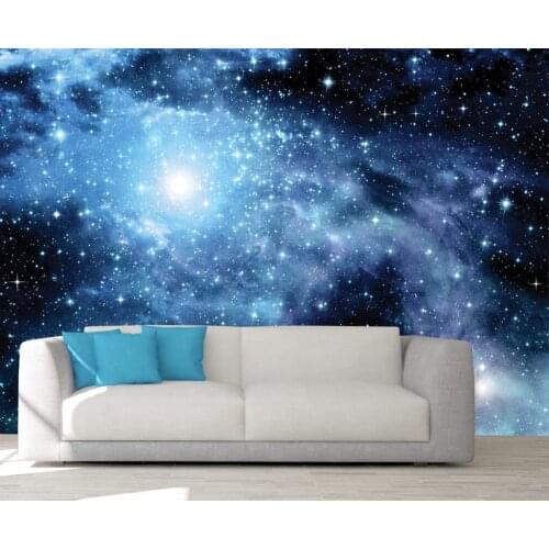 Custom 3D Photo Wallpaper Galaxy MuralS pace Wallpaper Outer Space Wall Mural Stars Universe Planet
