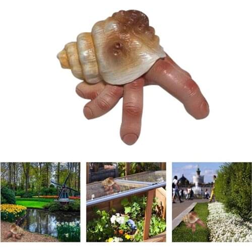 Prank Props Horrible Shell Finger Ornaments Funny Resin Decoration For Home Desktop Crafts Party Halloween Decoration #20