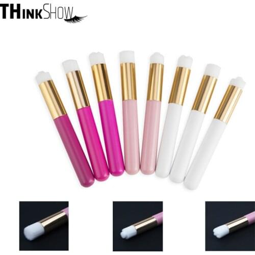 THINKSHOW Professional Eyelashes Cleaning Brush Makeup Brush Tools Nose Blackhead Cleaning Brush Cleanser Washing for Eye Lashed