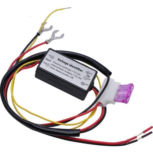 YUNPICAR Car LED Controller Daytime Running Light Lamp 3A Inline Fuse DRL Auto On/Off Switch Controller Relay 12-18V for Auto