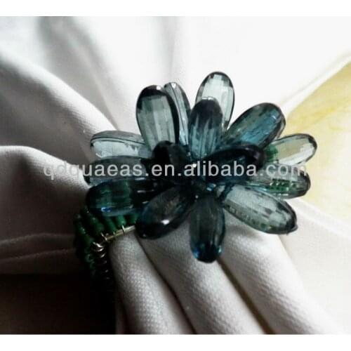 Decoration napkin ring beaded wedding napkin ring and party decoration napkin ring