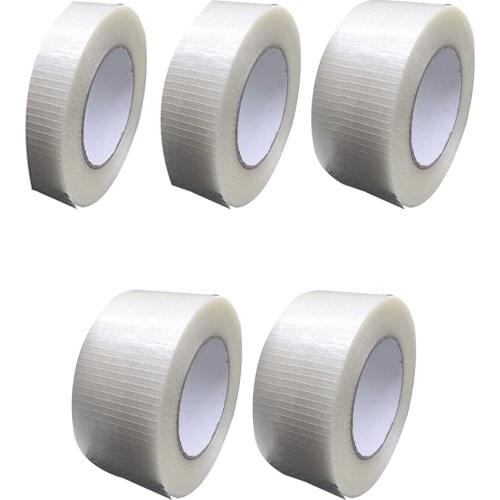 Extra Strong Crossweave Fibreglass Reinforced Filament Tape Heavy Duty Tear Resistant Packaging Sealing Packing Tape