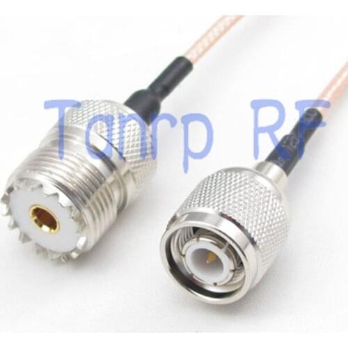 15CM Pigtail coaxial jumper cable RG316 extension cord 6inch UHF female jack to TNC male plug RF adapter connector