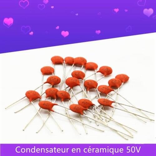 20Pcs Full Range Of In-line Magnetic cntainer 1pF~220NF Ceramic Chip Capacitor 50V 2pF 4pF 6PF 8pF 10pF 15pF 5600pF 6800pF 15NF