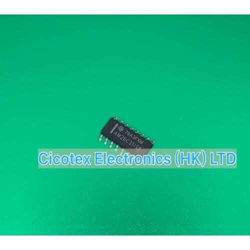 5pcs/lot AM26C31IDR SOP-16 AM26C31I DR IC QUAD DIFF LINE DVR 16SOIC AM26C311 26C31 AM26C31IDRG4 AM 26C31IDR AM26C31 IDR