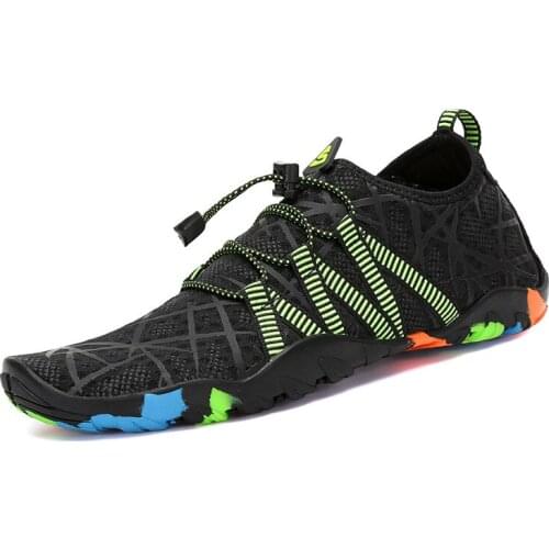 Aqua Shoes Summer Shoes Men Breathable Woman Sneakers Adult Beach Slippers Upstream Shoes Swimming Diving Socks Tenis Masculino