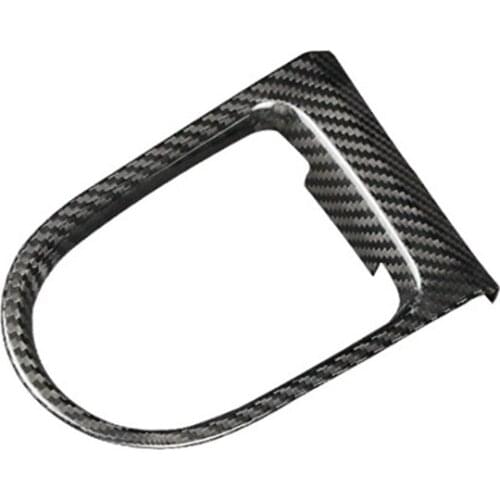 Car Gear Shift Panel Cover Carbon Fiber Car Stickers Decoration Styling Trim for Ford Mustang 2015-2019