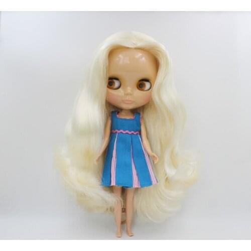 Free Shipping big discount RBL-547 DIY Nude Blyth doll birthday gift for girl 4colour big eye doll with beautiful Hair cute toy