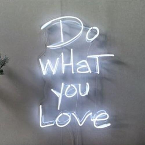 Decorative Light Do What You Love Neon Light Studio Bar Accessory Hotel Beer light Aesthetic Room Decor Arcade Signs Beer Bar