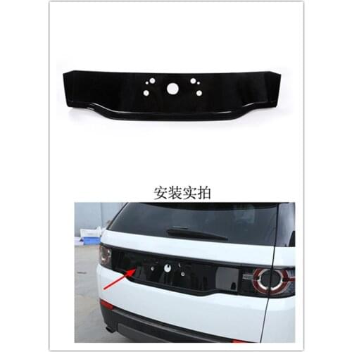 For Land Rover Discovery 2016 2018 Sport Modified Tail Door License Black Bottom Frame SVR Enclosing Backup Box Decoration Stick
