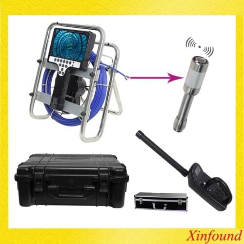 20m 30m 50m 23mm Endoscope pipe camera CCTV camera pipe inspection camera with 512hz sonda transmitter and 512hz locator