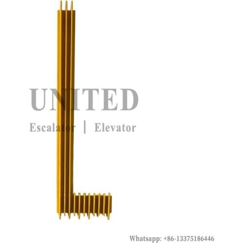 Escalator Yellow Plastic Demarcation 50626404 Right L380mm W88mm 10Teeth