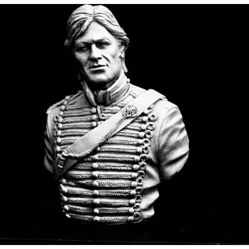 Resin Model Bust GK, Middle aged Napoleonic, Military theme, Unassembled and unpainted kit