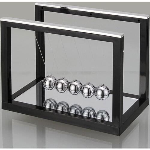 Newtons Cradle Steel Balance Ball Fun Decoration Toy Gift S New GXMB