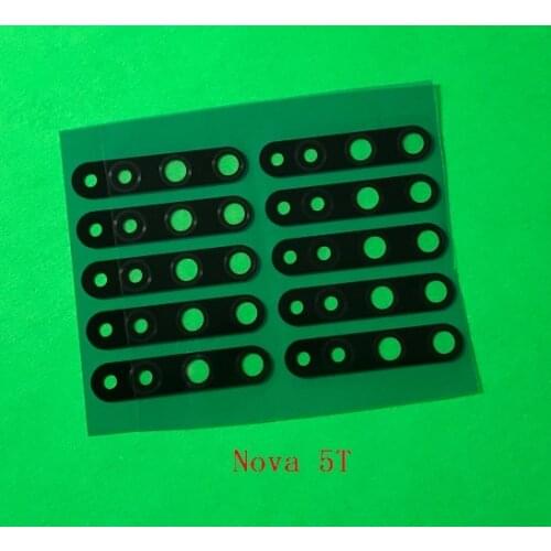 50Pcs /Lot New Rear Back Camera Glass Lens For Huawei Honor 9 10 20 20i pro NOVA 5 5i PRO +Adhesive Cover Sticker