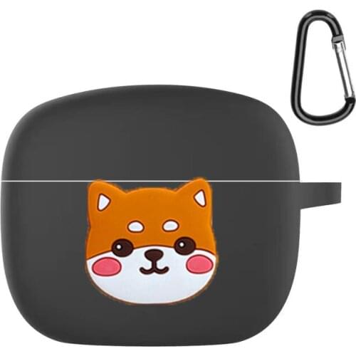 Cartoon dog case sFor JBL Tune 215 Case cute flower Silicone Wireless Bluetooth Earphones Cover for Jbl215 Protect Case fundas