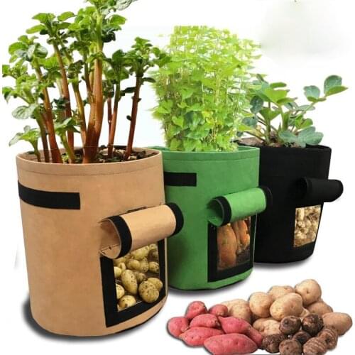 Sweet potato planting bag plant bag Meizhi bag tree planting bag plant growth bag gardening pots for plants Tree root window