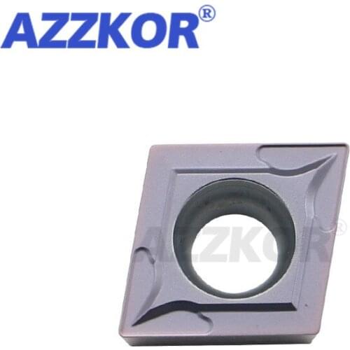 CCMT09T3 R-Angle NT15TF Turning Tool Inner Hole Inserts CNC Center Lathe For Stainless Steel Metal AZZKOR Diamond Carbide Blades