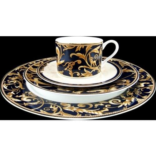 High-Grade Bone China Tableware Phnom Penh Dinner Plates Steak Salad Cup Saucer Set Classic Greek Myth Dinnerware