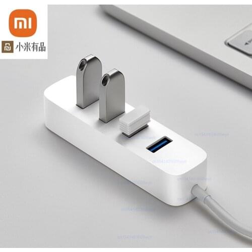 XIAOMI 4 Ports USB3.0 Hub with Stand-by Power Supply Interface USB Hub Extender Extension Connector Adapter for PC Laptop