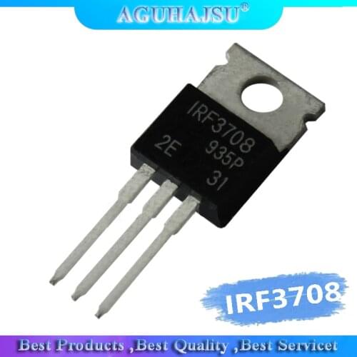 10pcs IRF3708 TO-220 IRF3708PBF TO220 30V 62A new original