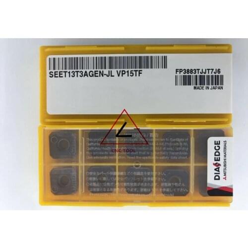 SEET13T3AGEN-JL VP15TF 10pcs original Mitsubishi milling insert DIAEDGE