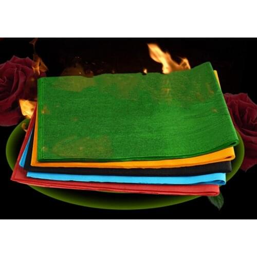 10pcs Magic Paper (25*20 cm) Magic Tricks Stage Street Magia Illusion Gimmick Prop Fire Appearing Magica Professional Magican