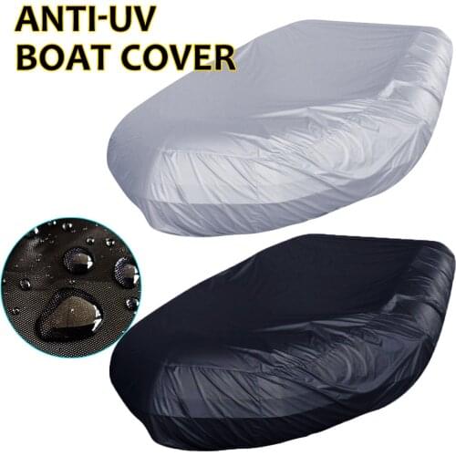 Marine Boat Cover Waterproof Dustproof Anti UV Ice Snow Inflatable Boat Dinghy Fishing Rubber Boat Kayak Sun Cover Heavy Duty