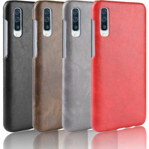 For Samsung Galaxy A50 Case Litchi Skin Pattern PU Leather and PC Book Cover For Samsung A50 A 50 SM-A505F A505F Phone Case