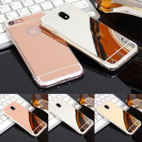 For Samsung Galaxy J3 2017 J330 Case Eurasian Version Rose Gold Mirror Back Case For Samsung J7 J5 Pro J7 2017 J730 J5 2017 J530